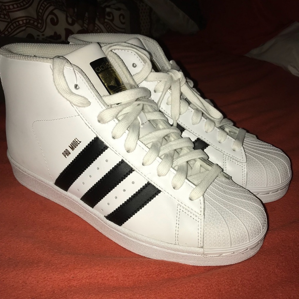 Pro model high top adidas